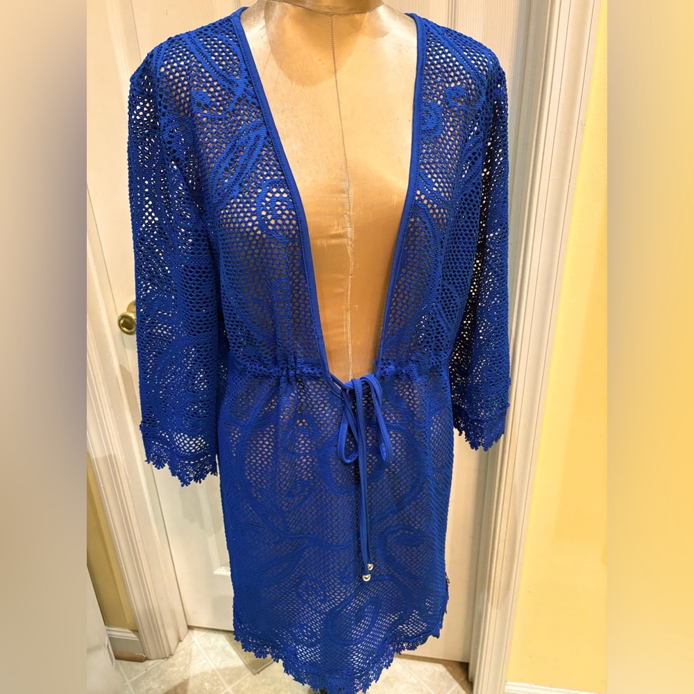 BLUE ISLAND SAPHIRE BLUE SWIMSUIT COVERUP